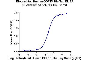 Immobilized Human GFRAL, hFc Tag at 1 μg/mL (100 μL/Well) on the plate.
