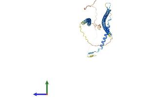 AlphaFold protein structure predicition of Human Recombinant EPSTI1 Protein, UniprotID Q96J88