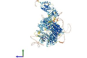 AlphaFold protein structure predicition of Human Recombinant EIF2AK4 Protein, UniprotID Q9P2K8