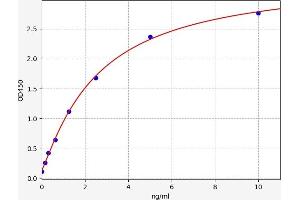 Typical standard curve (RBP3 Kit ELISA)