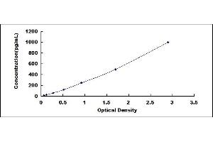 Typical standard curve