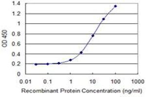 Detection limit for recombinant GST tagged SFRS9 is 0.