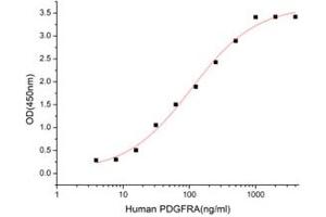 Proliferation Assay (ProA) image for Platelet Derived Growth Factor Receptor alpha (PDGFRA) (AA 24-524) (Active) protein (His tag) (ABIN7607342)