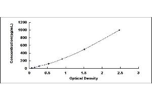 Typical standard curve (Epiregulin Kit ELISA)