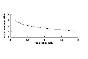 Typical standard curve (OGP Kit ELISA)
