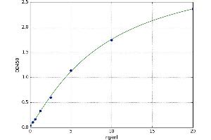 A typical standard curve (WNT3A Kit ELISA)