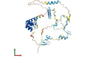 AlphaFold protein structure predicition of Mouse Recombinant Gpank1 Protein, UniprotID Q61858