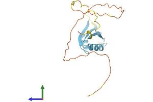 AlphaFold protein structure predicition of Human Recombinant CIRBP Protein, UniprotID Q14011
