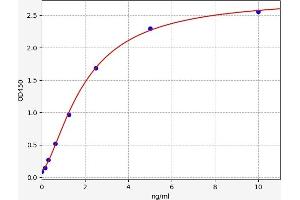 Typical standard curve (CCKAR Kit ELISA)