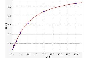 Typical standard curve (CNKSR1 Kit ELISA)
