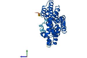 AlphaFold protein structure predicition of Human Recombinant GGPS1 Protein, UniprotID O95749