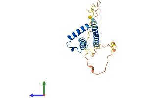 AlphaFold protein structure predicition of Mouse Recombinant Mid1ip1 Protein, UniprotID Q9CQ20