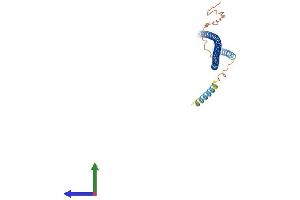 AlphaFold protein structure predicition of Human Recombinant ZWINT Protein, UniprotID O95229