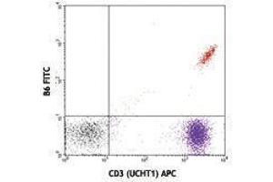 Flow Cytometry (FACS) image for anti-TCR, V delta 2 antibody (FITC) (ABIN2662028) (TCR, V delta 2 anticorps (FITC))