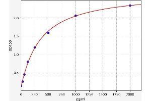 Typical standard curve (Caspase 12 Kit ELISA)