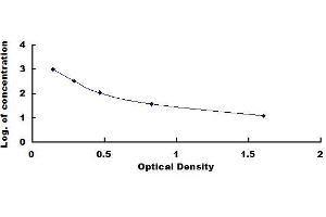 Typical standard curve