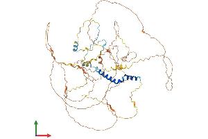 AlphaFold protein structure predicition of Mouse Recombinant Ppp1r15a Protein, UniprotID P17564