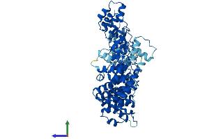 AlphaFold protein structure predicition of Mouse Recombinant Fem1b Protein, UniprotID Q9Z2G0