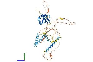 AlphaFold protein structure predicition of Human Recombinant HERPUD1 Protein, UniprotID Q15011