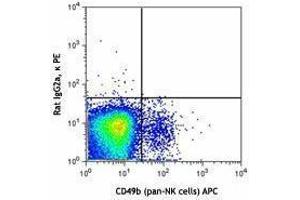Flow Cytometry (FACS) image for anti-Killer Cell Lectin-Like Receptor Subfamily D, Member 1 (KLRD1) antibody (PE) (ABIN2663656)