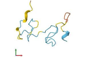 AlphaFold protein structure predicition of Human Recombinant MT3 Protein, UniprotID P25713