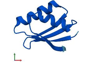 AlphaFold protein structure predicition of Human Recombinant ATOX1 Protein, UniprotID O00244