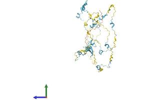 AlphaFold protein structure predicition of Human Recombinant SAXO1 Protein, UniprotID Q8IYX7