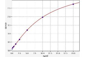Typical standard curve (CASP14 Kit ELISA)