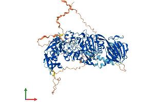 AlphaFold protein structure predicition of Mouse Recombinant Dgkq Protein, UniprotID Q6P5E8