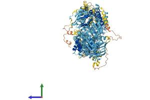 AlphaFold protein structure predicition of Mouse Recombinant Abca8b Protein, UniprotID Q8K440