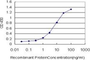 Detection limit for recombinant GST tagged PPIE is approximately 0.