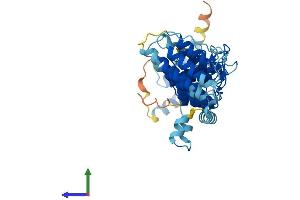 AlphaFold protein structure predicition of Mouse Recombinant Asb6 Protein, UniprotID Q91ZU1