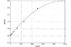 A typical standard curve
