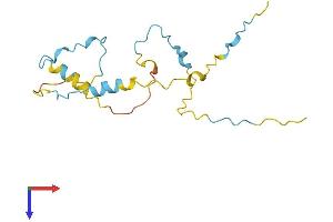 AlphaFold protein structure predicition of Mouse Recombinant Ppp1r17 Protein, UniprotID Q9Z2E4