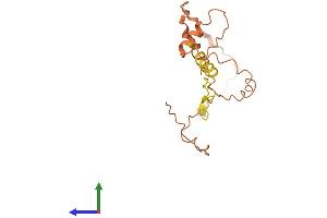 AlphaFold protein structure predicition of Human Recombinant LINC01356 Protein, UniprotID Q8N9X3 (LINC01356 (AA 1-169) protein (His tag))