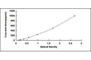 Typical standard curve (CD200R1 Kit ELISA)