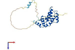 AlphaFold protein structure predicition of Human Recombinant RGS1 Protein, UniprotID Q08116