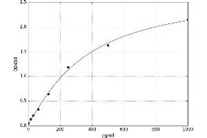 A typical standard curve