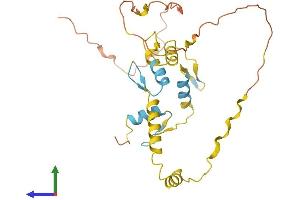 AlphaFold protein structure predicition of Human Recombinant SNAI1 Protein, UniprotID O95863