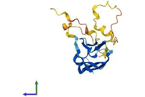 AlphaFold protein structure predicition of Mouse Recombinant Hspb6 Protein, UniprotID Q5EBG6
