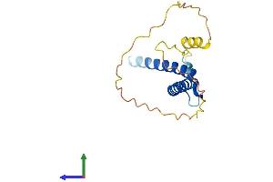 AlphaFold protein structure predicition of Mouse Recombinant Ferd3l Protein, UniprotID Q923Z4
