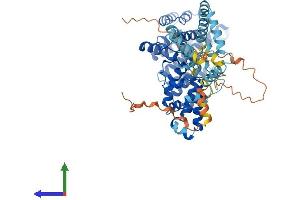 AlphaFold protein structure predicition of Human Recombinant ST7L Protein, UniprotID Q8TDW4