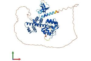 AlphaFold protein structure predicition of Mouse Recombinant Glyr1 Protein, UniprotID Q922P9