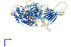 AlphaFold protein structure predicition of Mouse Recombinant Pik3r6 Protein, UniprotID Q3U6Q4