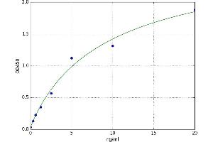A typical standard curve (TNKS Kit ELISA)