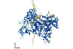 AlphaFold protein structure predicition of Human Recombinant PIK3CG Protein, UniprotID P48736