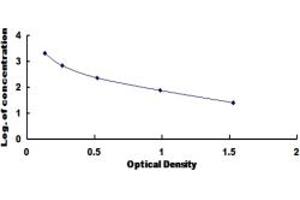 Typical standard curve