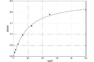 A typical standard curve