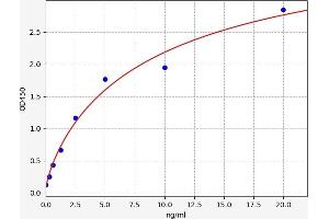 Typical standard curve (EIF6 Kit ELISA)