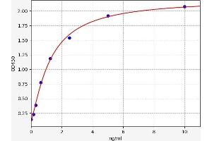 Typical standard curve (GSTK1 Kit ELISA)